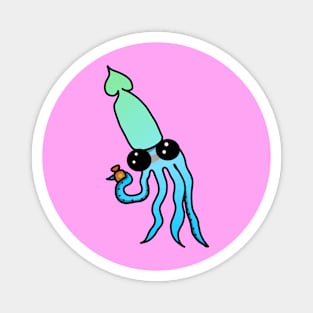 Sunscreen Squid Magnet